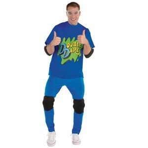 NICKELODEON Double Dare Halloween Costume Accessory Kit Unisex Adult Size XL NEW